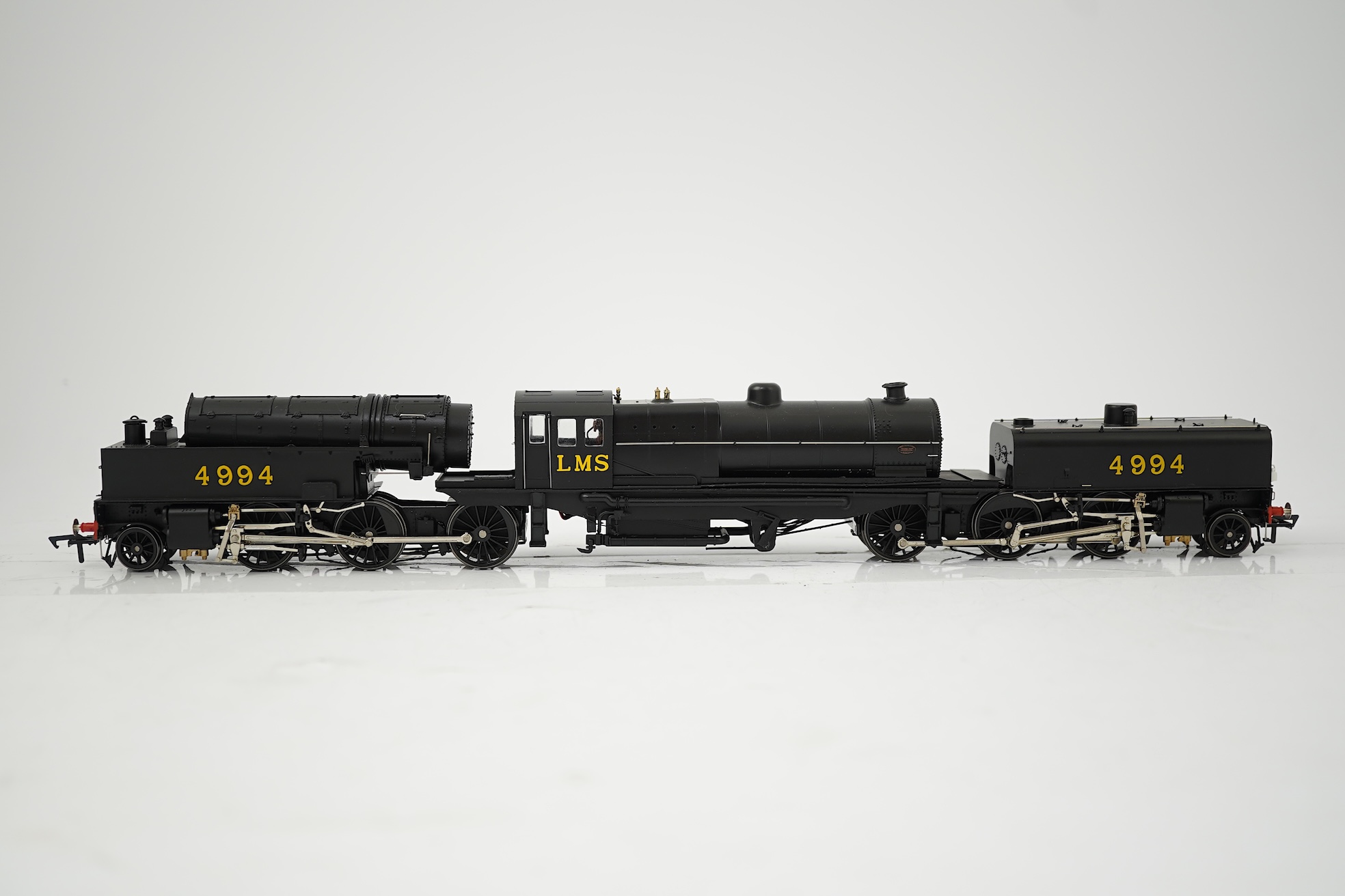 A boxed 00 gauge Heljan model (266203) of LMS Beyer Garrett, 4994, 4-6-0+0-6-4 locomotive, powered for two rail operation.